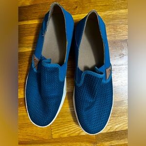 Olukai Pehuea Slip On Shoes, Teal, Size 8.5
